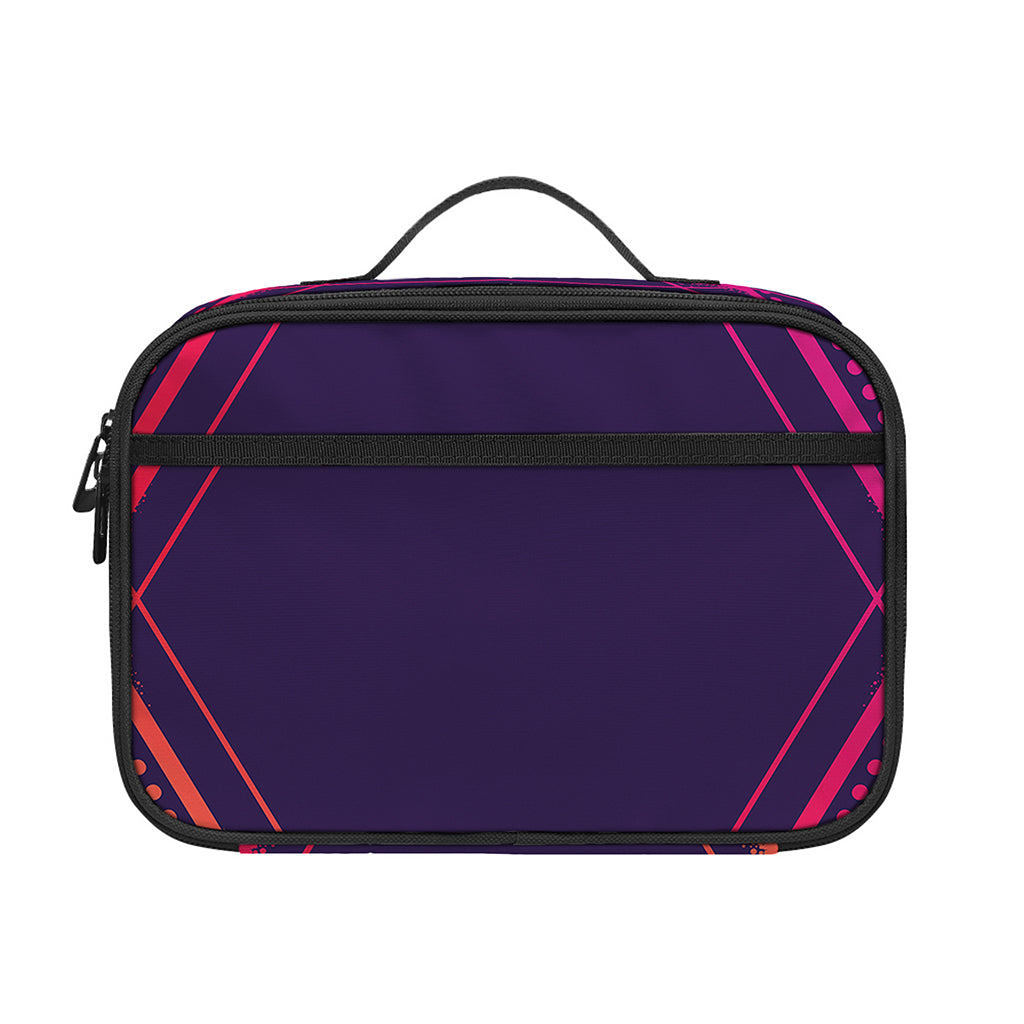 Geometric Star of David Print Portable Lunch Bag
