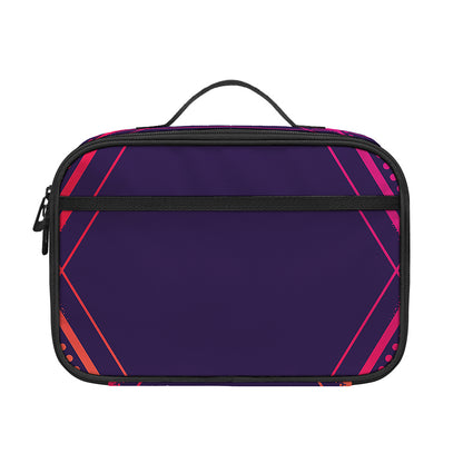Geometric Star of David Print Portable Lunch Bag