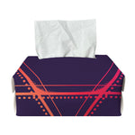 Geometric Star of David Print Rectangle Tissue Box Cover
