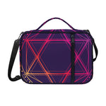 Geometric Star of David Print Shoulder Strap Bible Bag