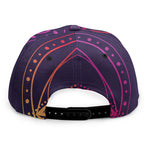 Geometric Star of David Print Snapback Cap