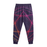 Geometric Star of David Print Sweatpants