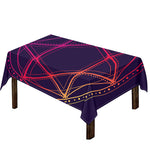Geometric Star of David Print Tablecloth
