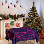 Geometric Star of David Print Tablecloth