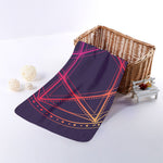 Geometric Star of David Print Towel