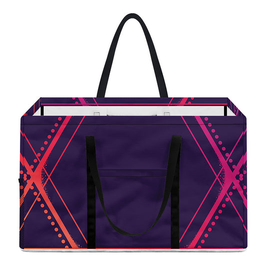 Geometric Star of David Print Utility Tote Bag