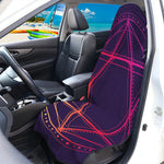 Geometric Star of David Print Waterproof Car Seat Cover