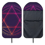 Geometric Star of David Print Waterproof Car Seat Cover
