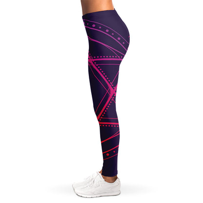 Geometric Star of David Print Women's Leggings