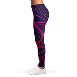Geometric Star of David Print Women's Leggings
