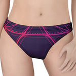 Geometric Star of David Print Women's Thong