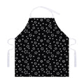 Geometric Star Pattern Print Adjustable Apron