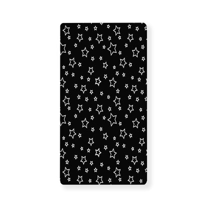 Geometric Star Pattern Print Baby Crib Sheet