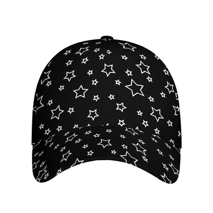 Geometric Star Pattern Print Baseball Cap