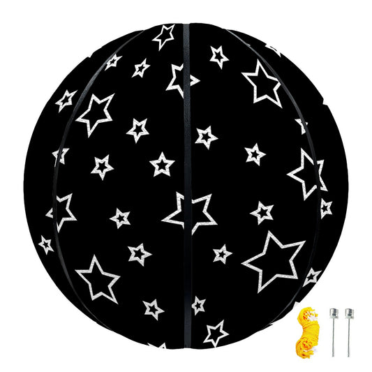 Geometric Star Pattern Print Basketball