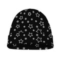 Geometric Star Pattern Print Beanie