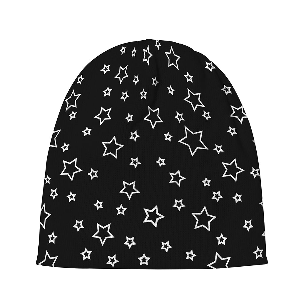 Geometric Star Pattern Print Beanie