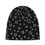 Geometric Star Pattern Print Beanie