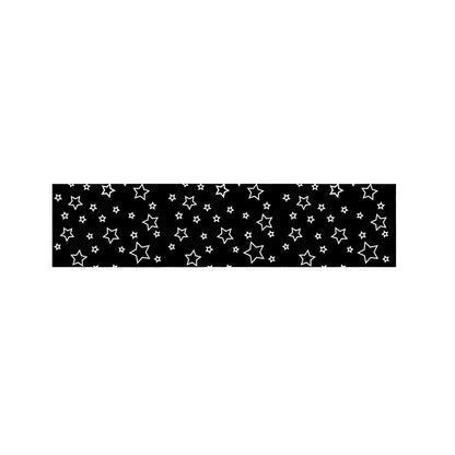 Geometric Star Pattern Print Bed Runner