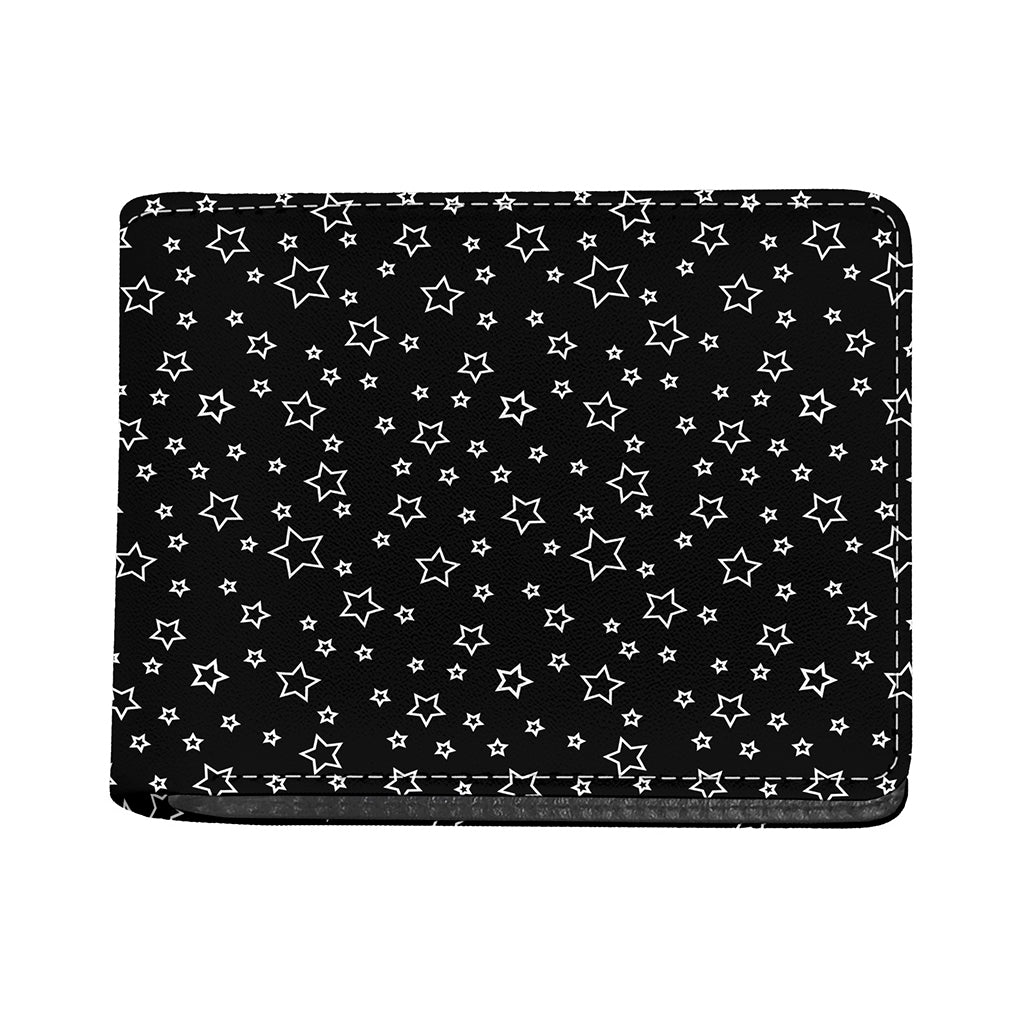 Geometric Star Pattern Print Bifold Wallet