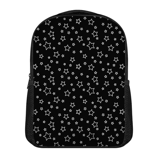 Geometric Star Pattern Print Casual Backpack