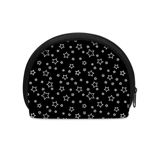 Geometric Star Pattern Print Coin Purse