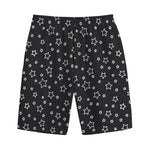 Geometric Star Pattern Print Cotton Shorts