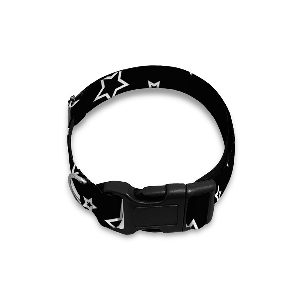 Geometric Star Pattern Print Dog Collar