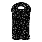 Geometric Star Pattern Print Double Neoprene Wine Tote