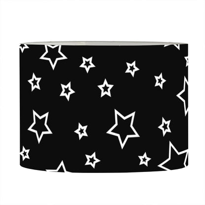 Geometric Star Pattern Print Drum Lamp Shade