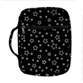 Geometric Star Pattern Print Front Pocket Bible Bag