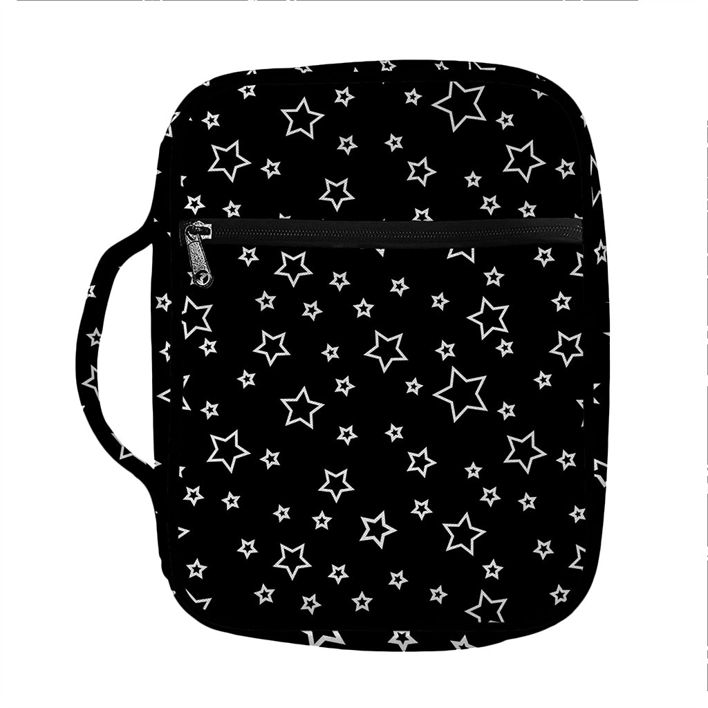 Geometric Star Pattern Print Front Pocket Bible Bag