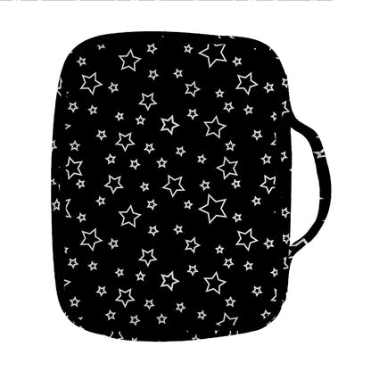 Geometric Star Pattern Print Front Pocket Bible Bag