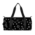 Geometric Star Pattern Print Gym Bag