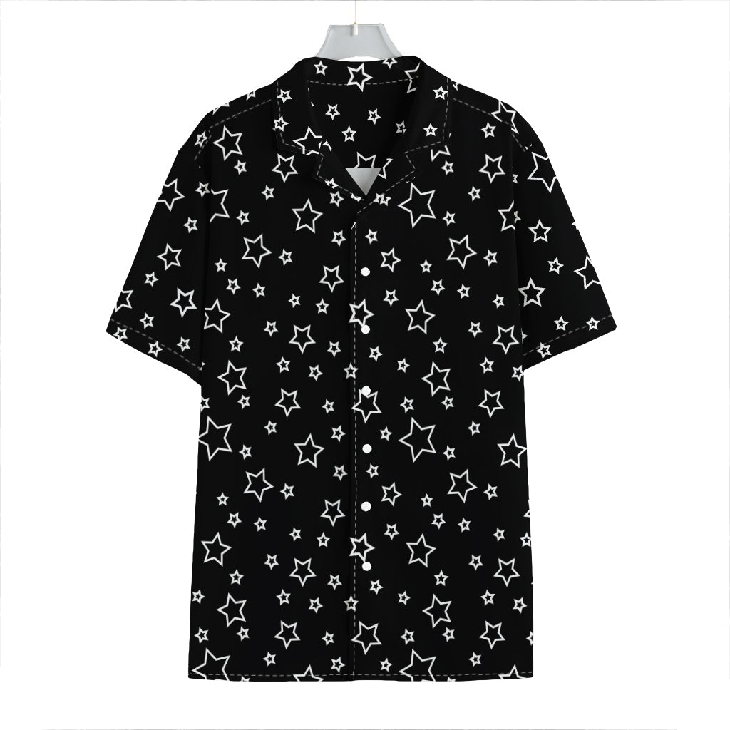 Geometric Star Pattern Print Hawaiian Shirt