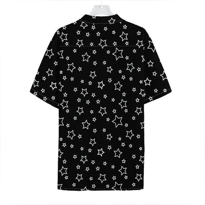Geometric Star Pattern Print Hawaiian Shirt