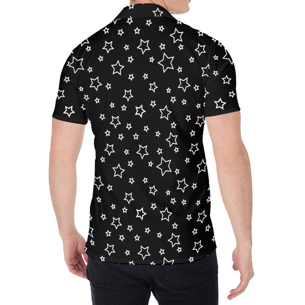 Geometric Star Pattern Print Men's Shirt