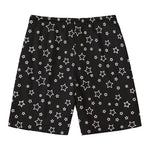 Geometric Star Pattern Print Men's Swim Trunks