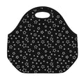 Geometric Star Pattern Print Neoprene Lunch Bag