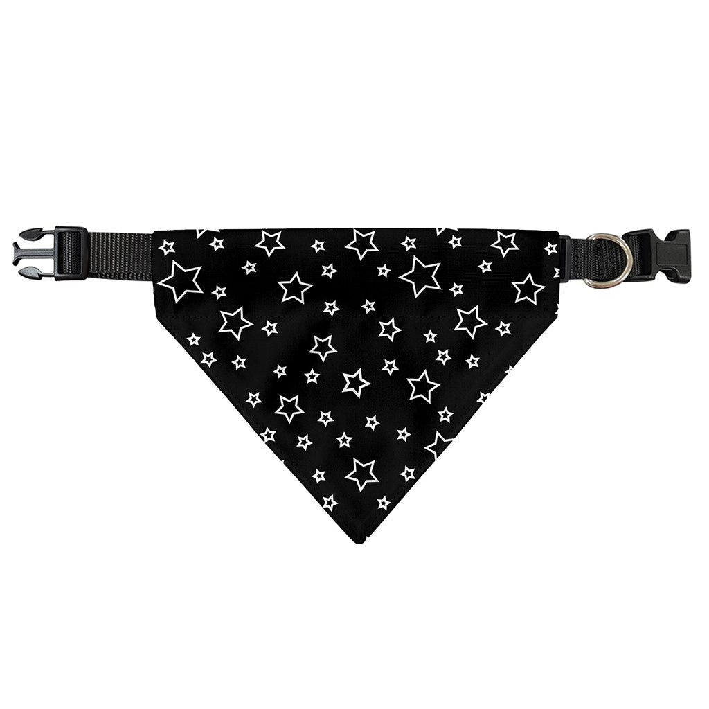 Geometric Star Pattern Print Over The Collar Dog Bandana