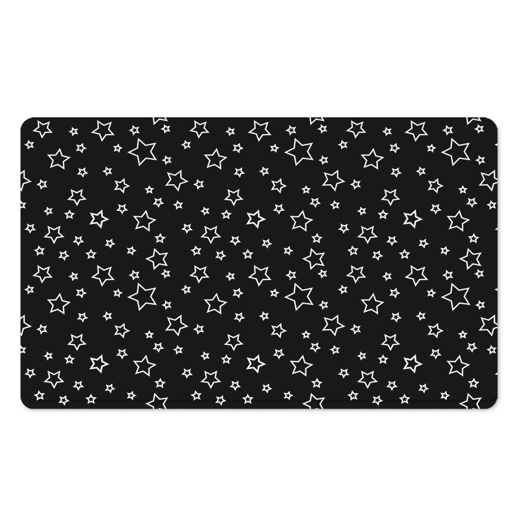 Geometric Star Pattern Print Polyester Doormat