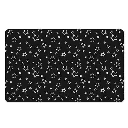 Geometric Star Pattern Print Polyester Doormat