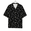 Geometric Star Pattern Print Rayon Hawaiian Shirt