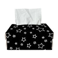 Geometric Star Pattern Print Rectangle Tissue Box Cover