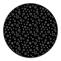 Geometric Star Pattern Print Round Floor Mat
