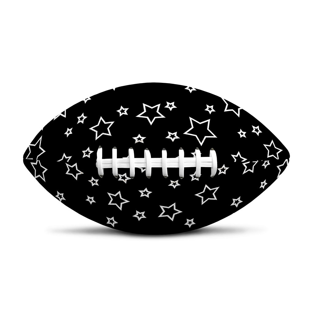 Geometric Star Pattern Print Rugby Ball