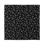 Geometric Star Pattern Print Silk Bandana