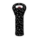 Geometric Star Pattern Print Single Neoprene Wine Tote