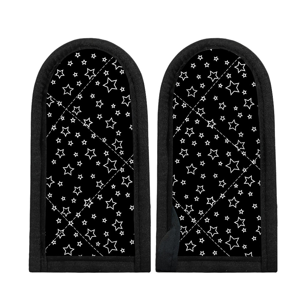 Geometric Star Pattern Print Skillet Handle Cover
