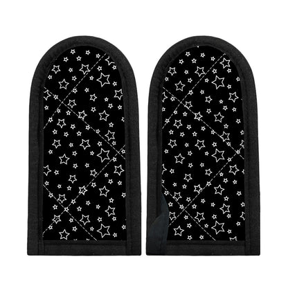 Geometric Star Pattern Print Skillet Handle Cover